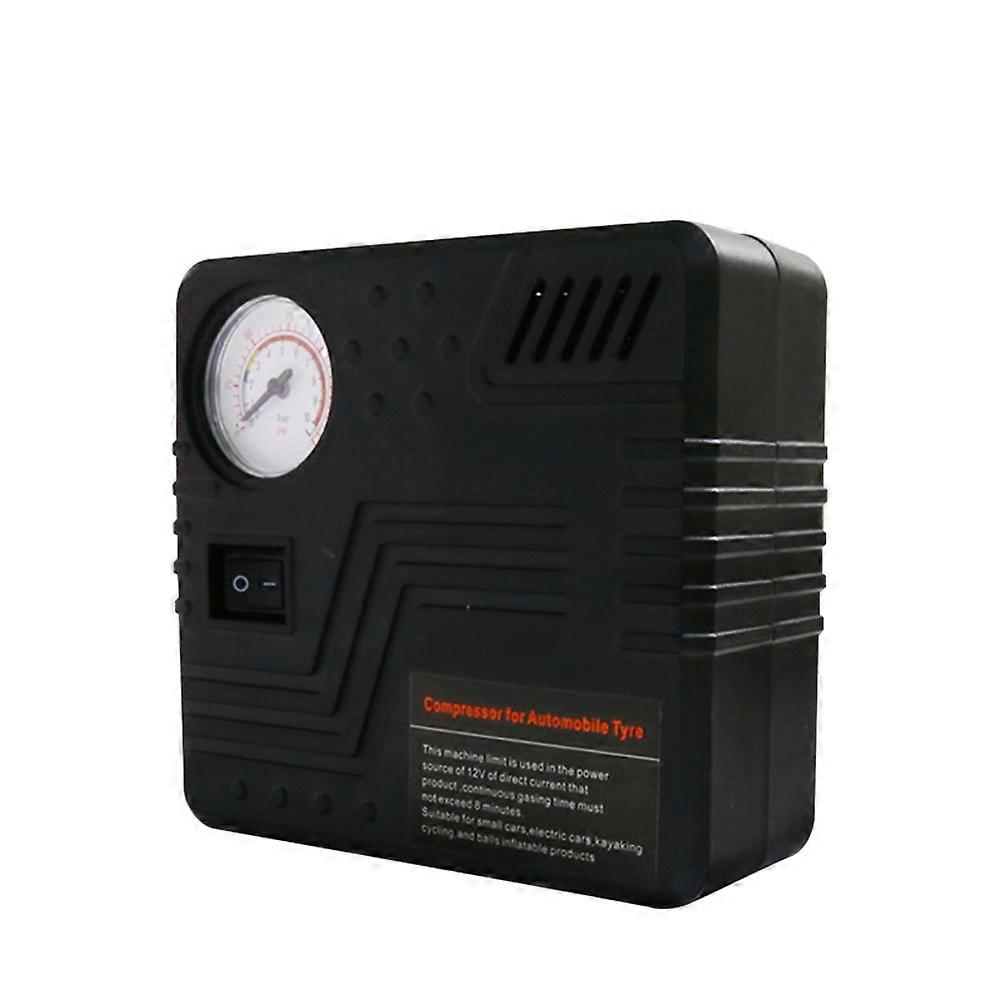 Car Inflator Pump Tire Inflator Abs Material With Pressure Gauge For Bike Motorcycle Ball 1Set