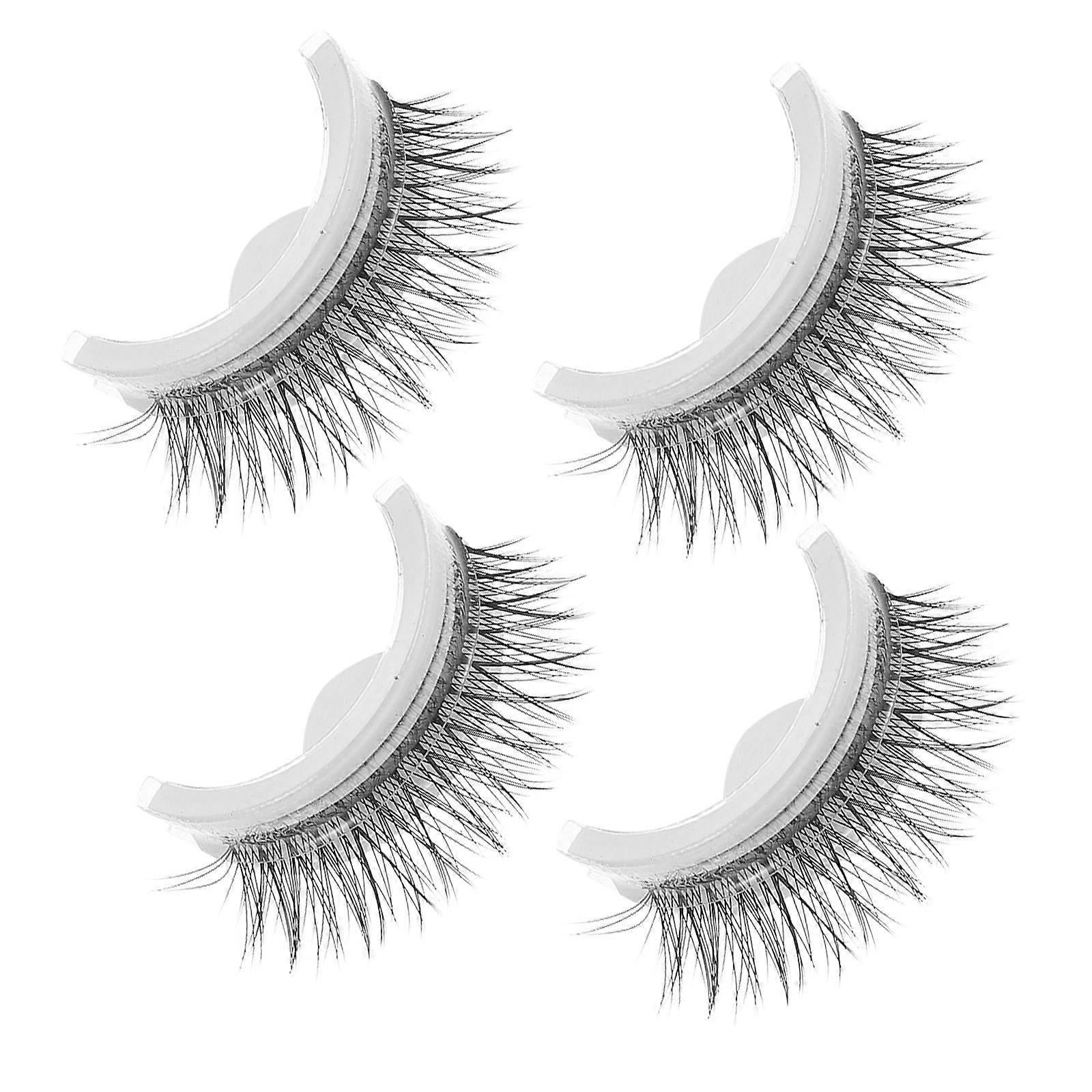 Here's a refined and professional product description for **2 Pairs Self Adhesive False Eyelashes**:
### **2 Pairs Self Adhesive False Eyelashes