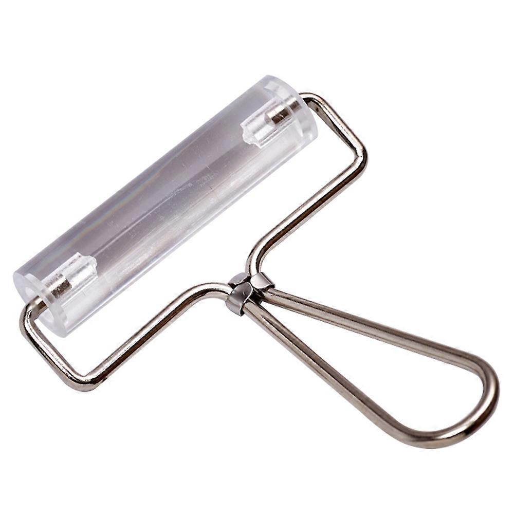 Transparent Acrylic Clay Roller Durable Pressure Mud Stick for DIY Crafts, Stamping, Embossing, and Modeling Projects with Comfortable Handle