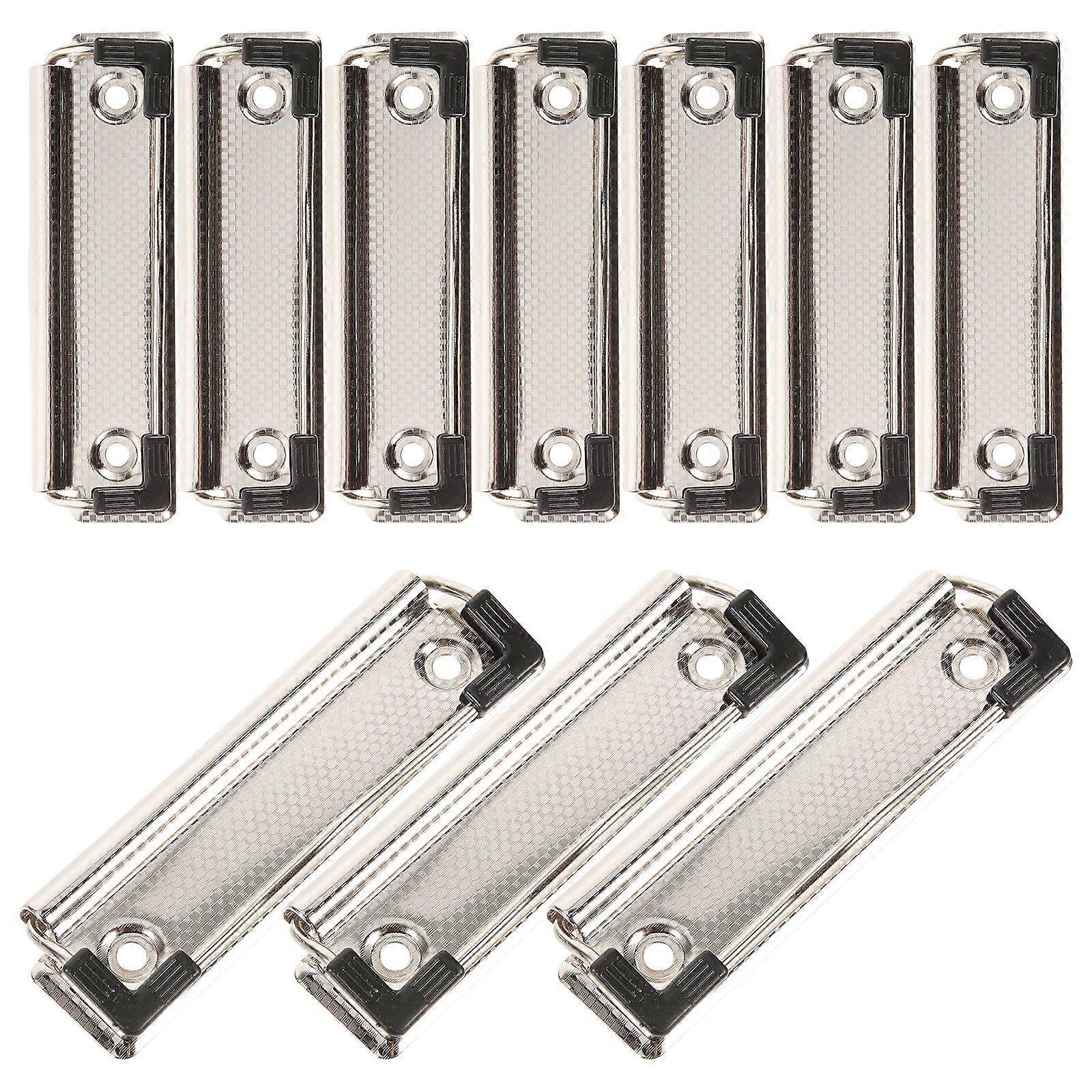 10pcs Multifunctional Clipboard Clips for Office, School & Home – Secure Document Holding with Corner Design
