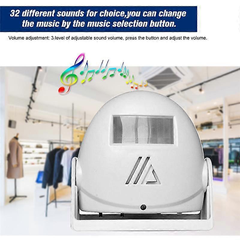 Wireless visitor Customer ding-dong door chime Entry Alert Entrance Alarm Greeting Warning Doorbell