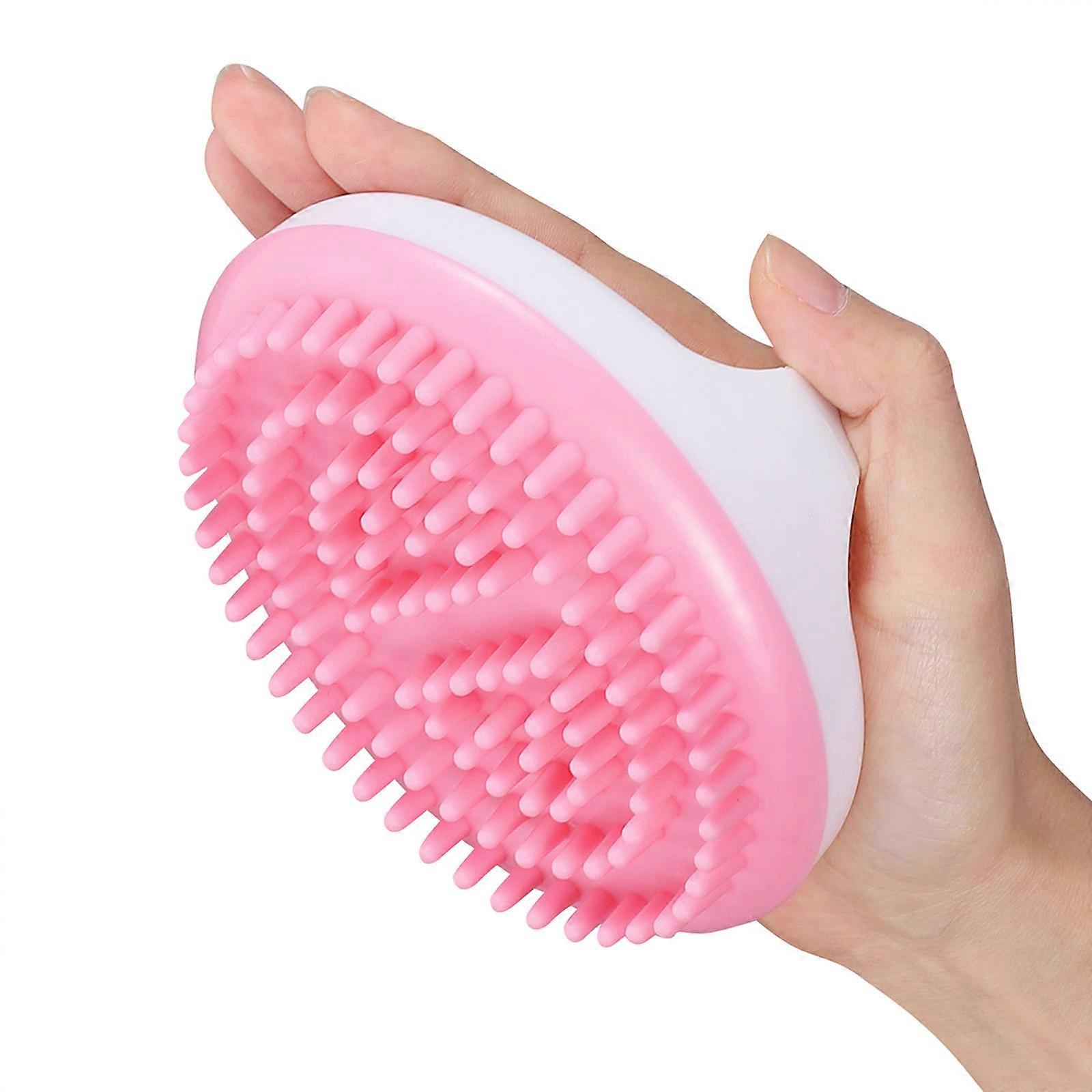 Body Exfoliator Brush For Circulation Stimulation With Ergonomically Designed Handle In Pink Color For Women During Massage Therapy 1Set