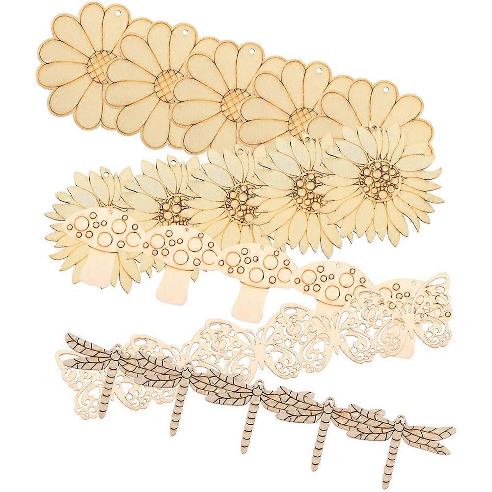 Wood Crafts To Paint Unfinished Wood Chips Butterfly Shape For Craft Making By Artists 50Sets