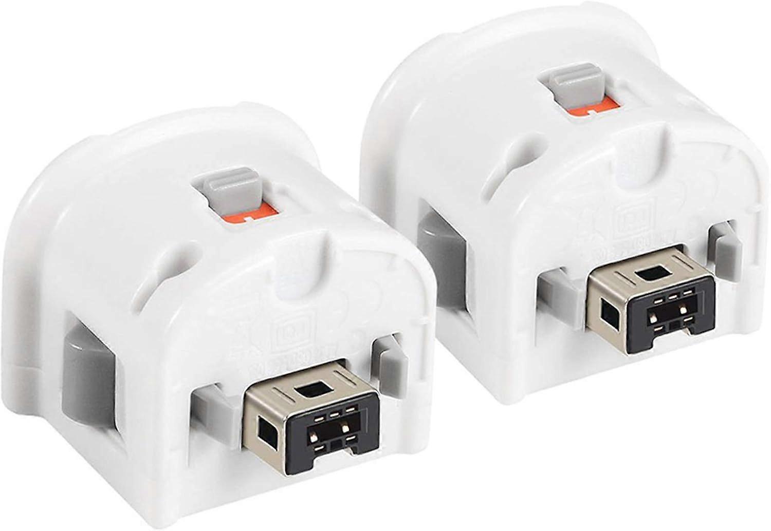 2025 Newest Wii Motion Plus Adapter, 2-Pack Upgraded Wii Remote Control Motion