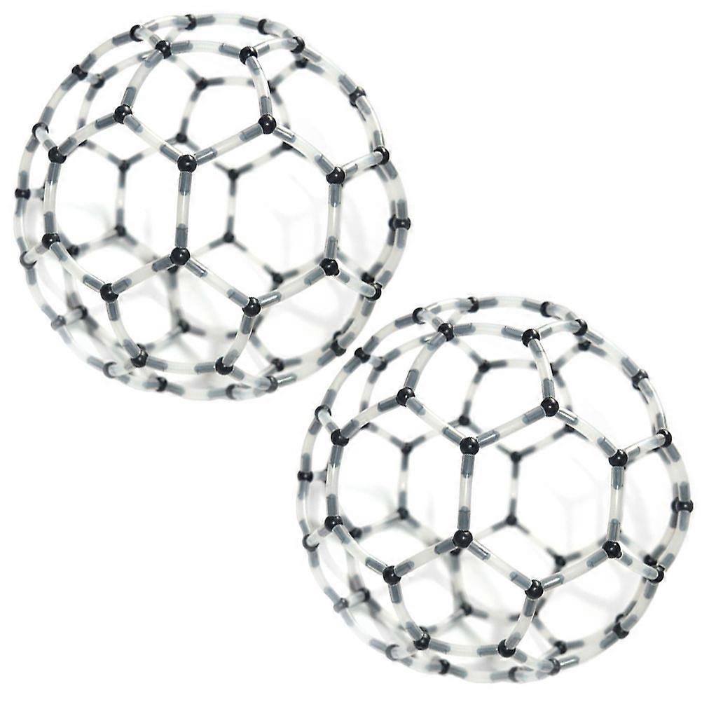 Chemistry Molecular Model Kit C60 Creative Teaching Aid For Students Interactive Learning 2 Sets