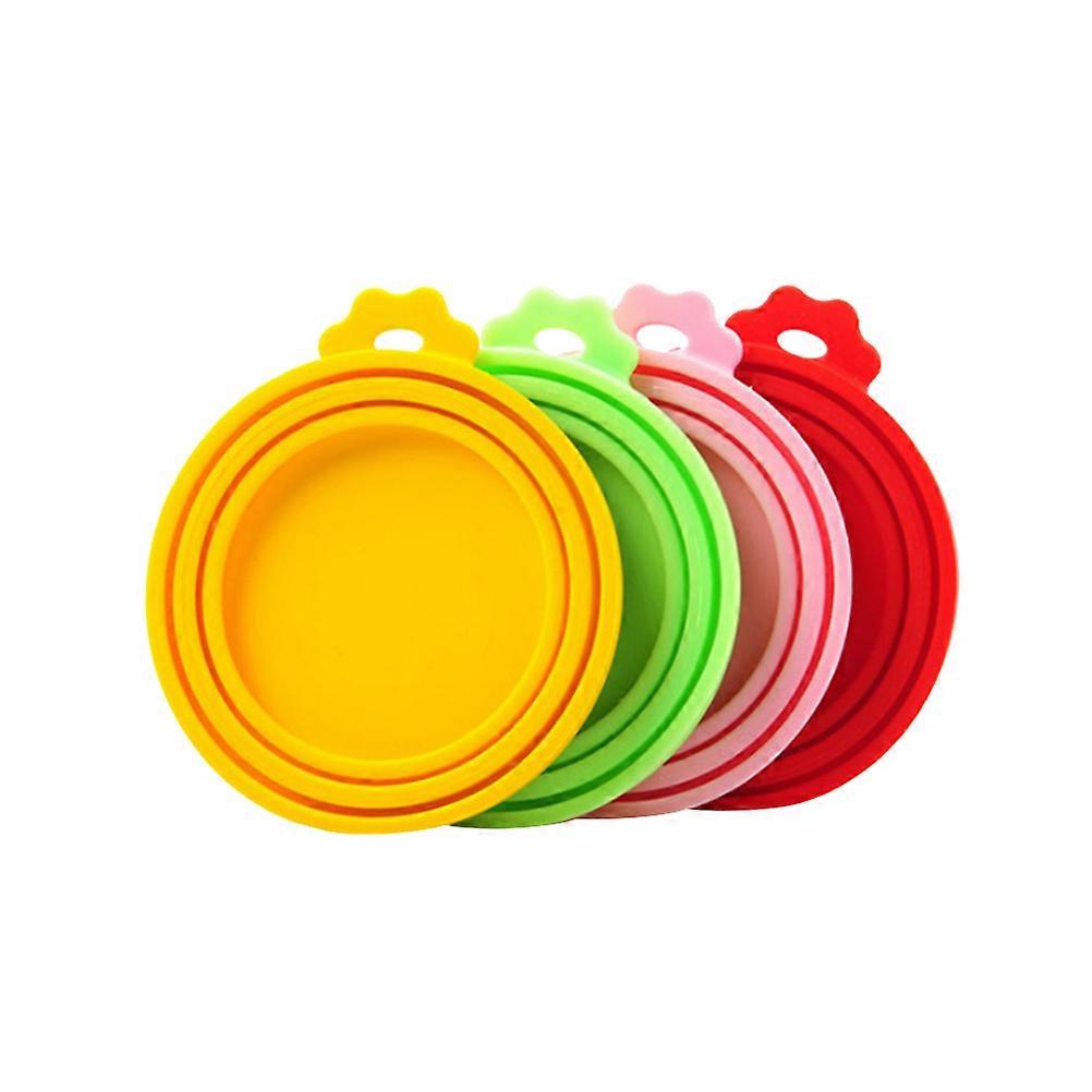 Silicone Can Cover for Pet Food Storage Reusable and Durable Assorted Color Fits Most Sizes
