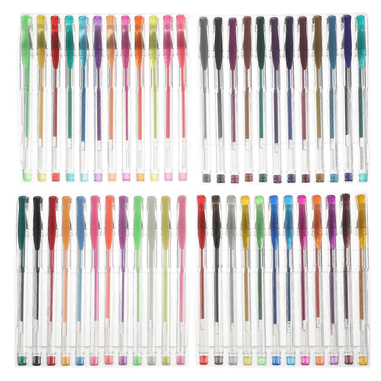 Ink Pens For Writing Gel Pens Set Assorted Color Daily Use 48Set