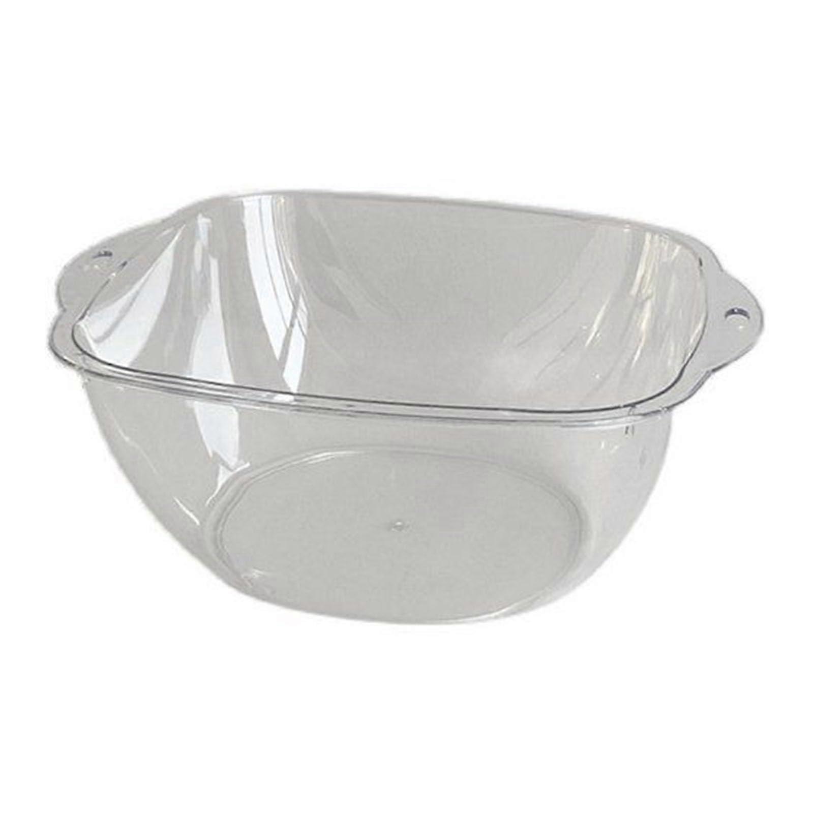 Transparent Multipurpose Portable Large Capacity Modern Simple Plastic Washbasin Dormitory Travel Home Use