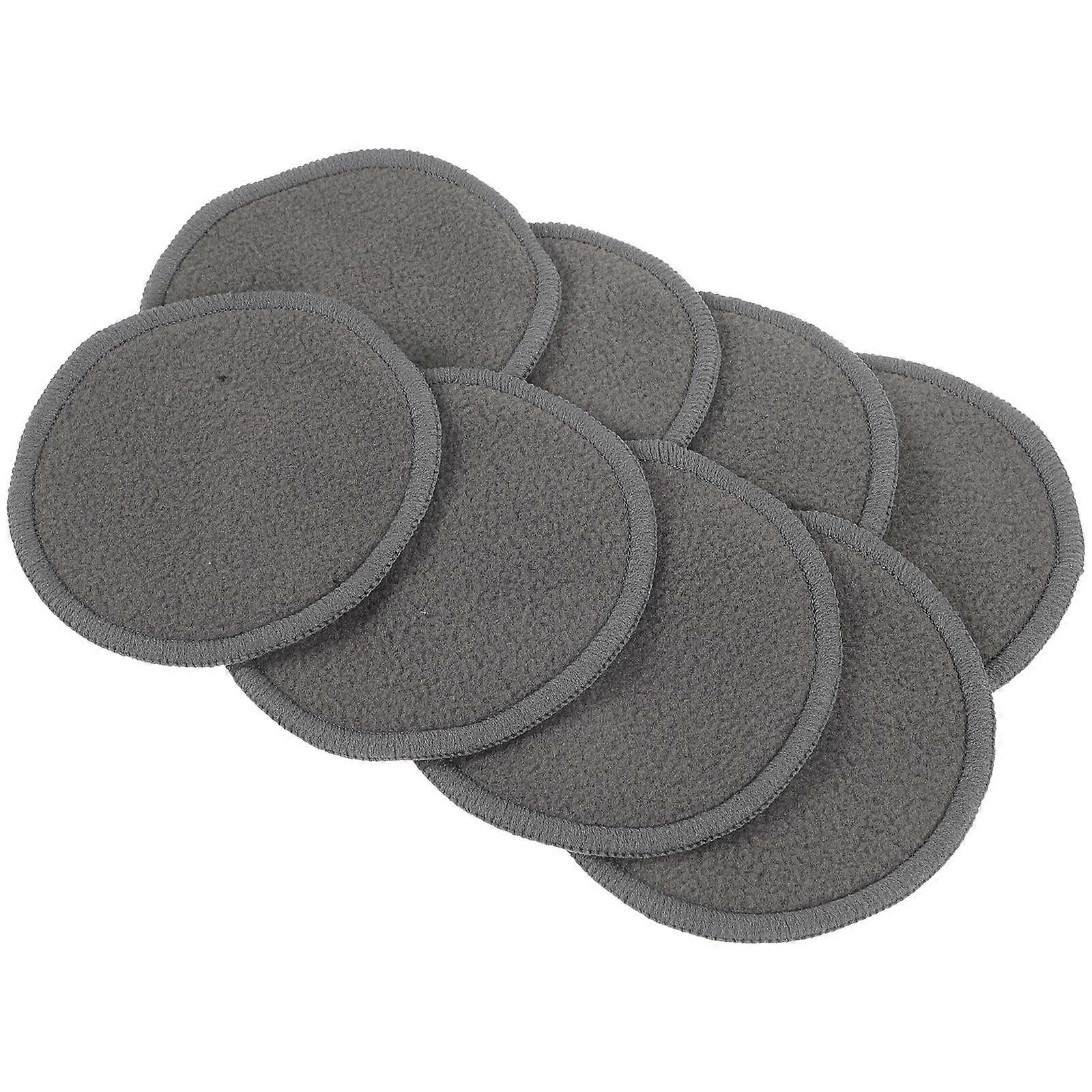 13Pcs Reusable Bamboo Makeup Remover Pads For Girls Designed For Travel And Everyday Cleansing In Black Color