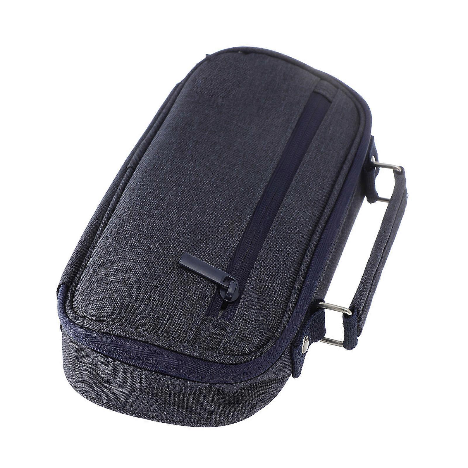 Large Capacity Stationery Storage Bag for Students with Zipper Closure 1Set