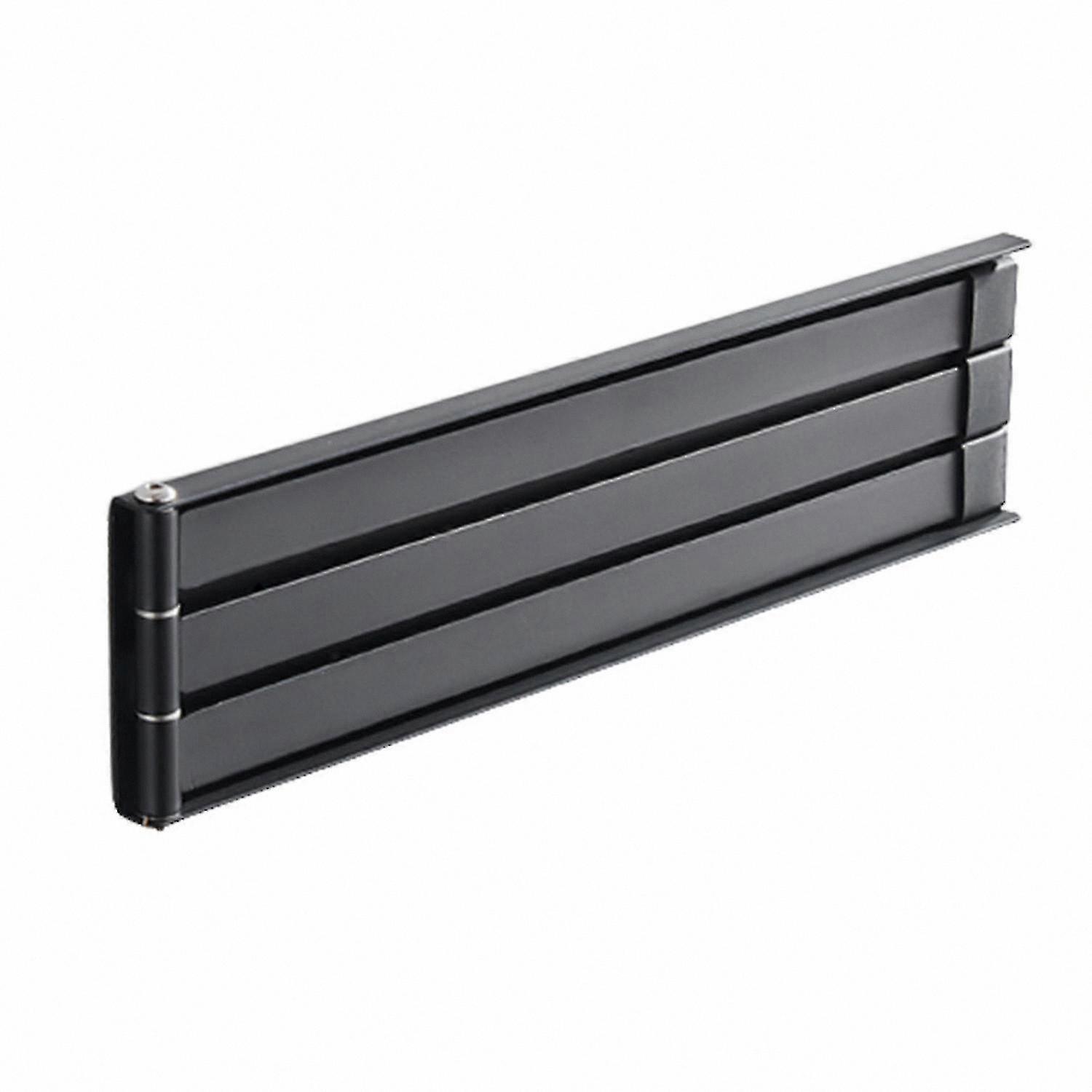 Foldable Metal Wall Mount Towel Rack with 180 Degree Rotation for Home Storage Solution