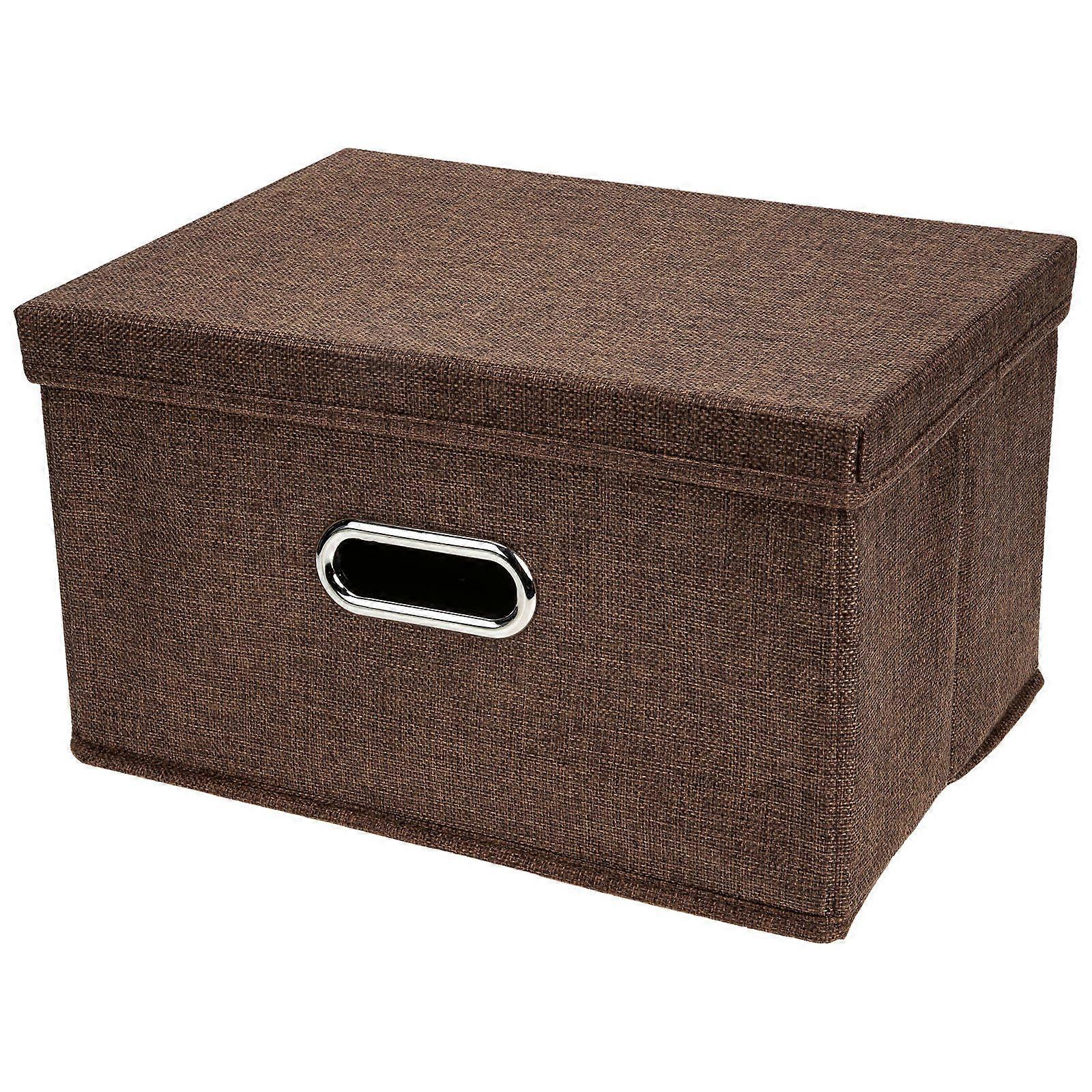 Collapsible Storage Box Book Organizer For Household Use Simple Design 1Set