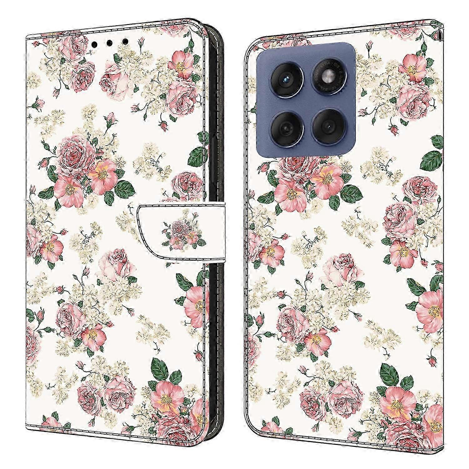 For Motorola Edge 60 Fusion 5G Edge 60 5G Leather Case Pattern Printing Wallet Stand Flip Phone Cove