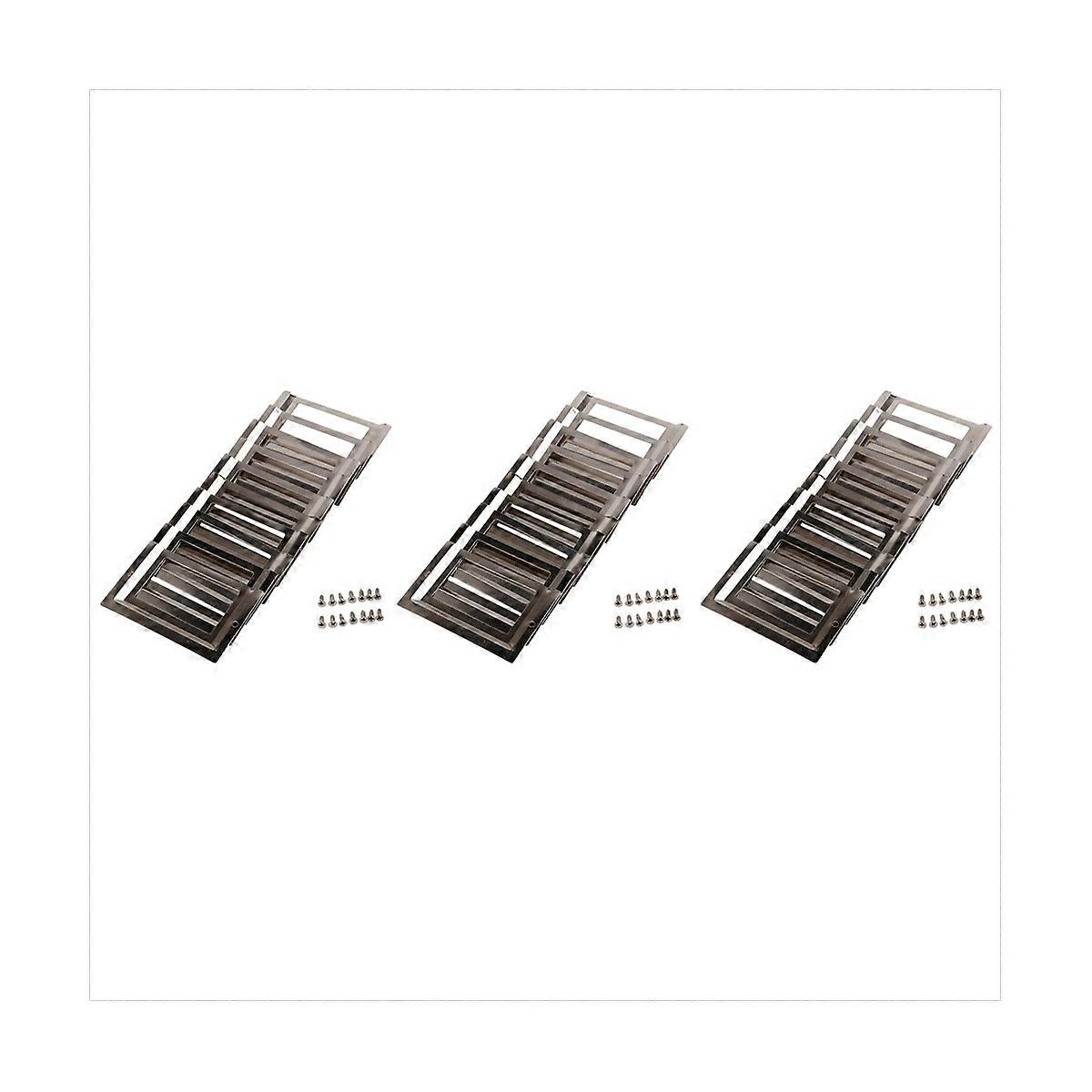 Post Office Library File Drawer Metal Tag Label Holder, Silver Tone, 30 Pieces