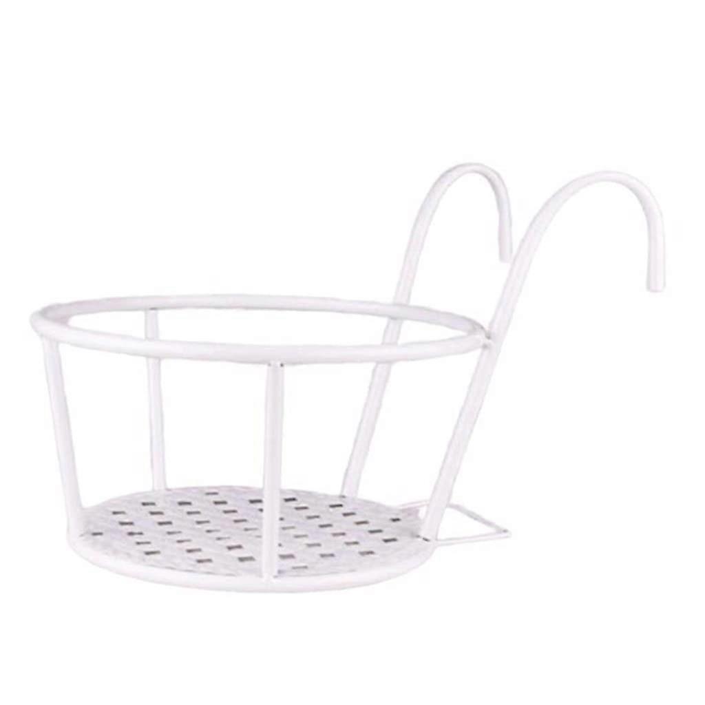 Metal Plant Stand with Hanging Shelf, 3-Tier Flower Shelf for Home Balcony, Indoor Outdoor Use, Durable Metal Construction
