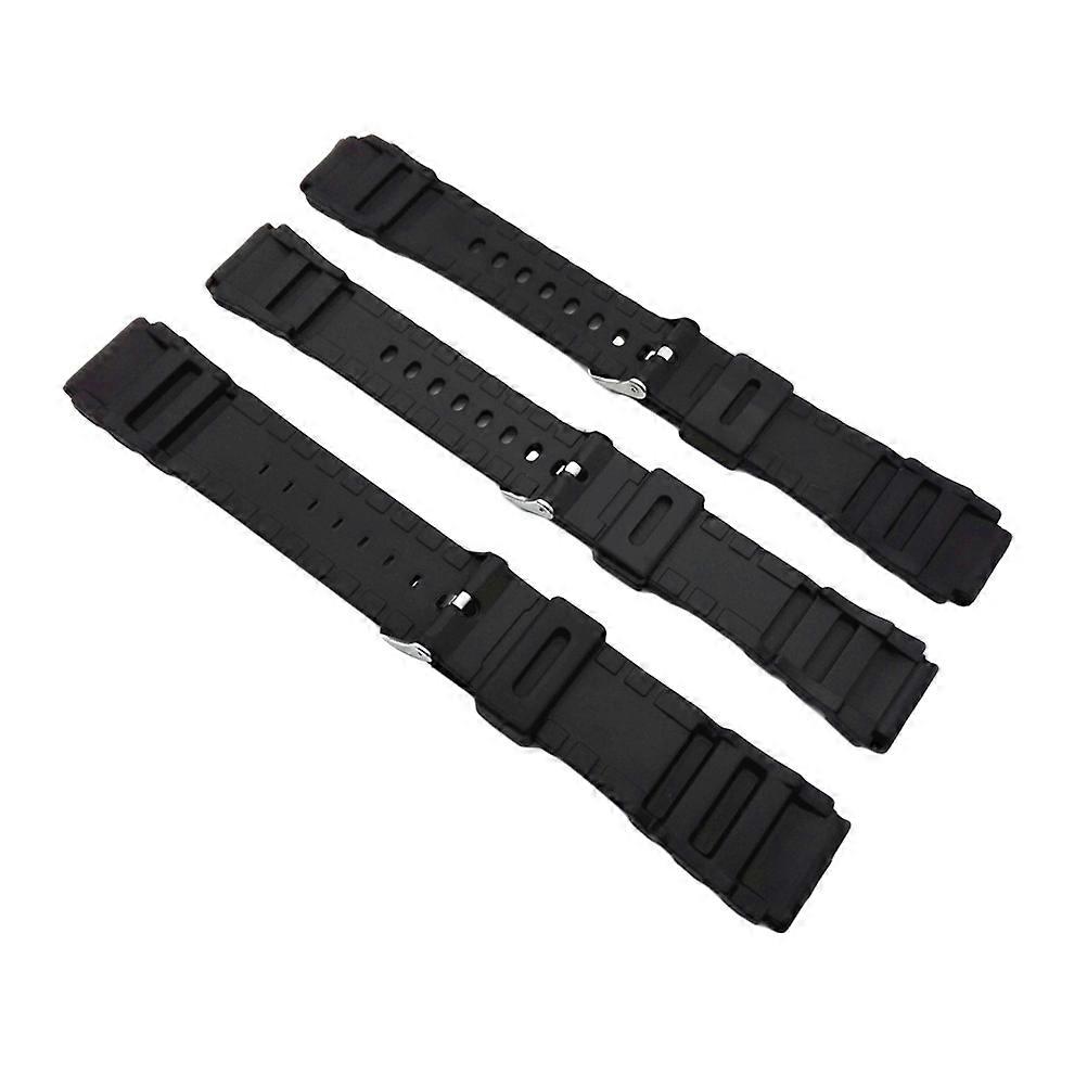 Watch Band PU Replacement Strap for Watch Use 18Mm Black