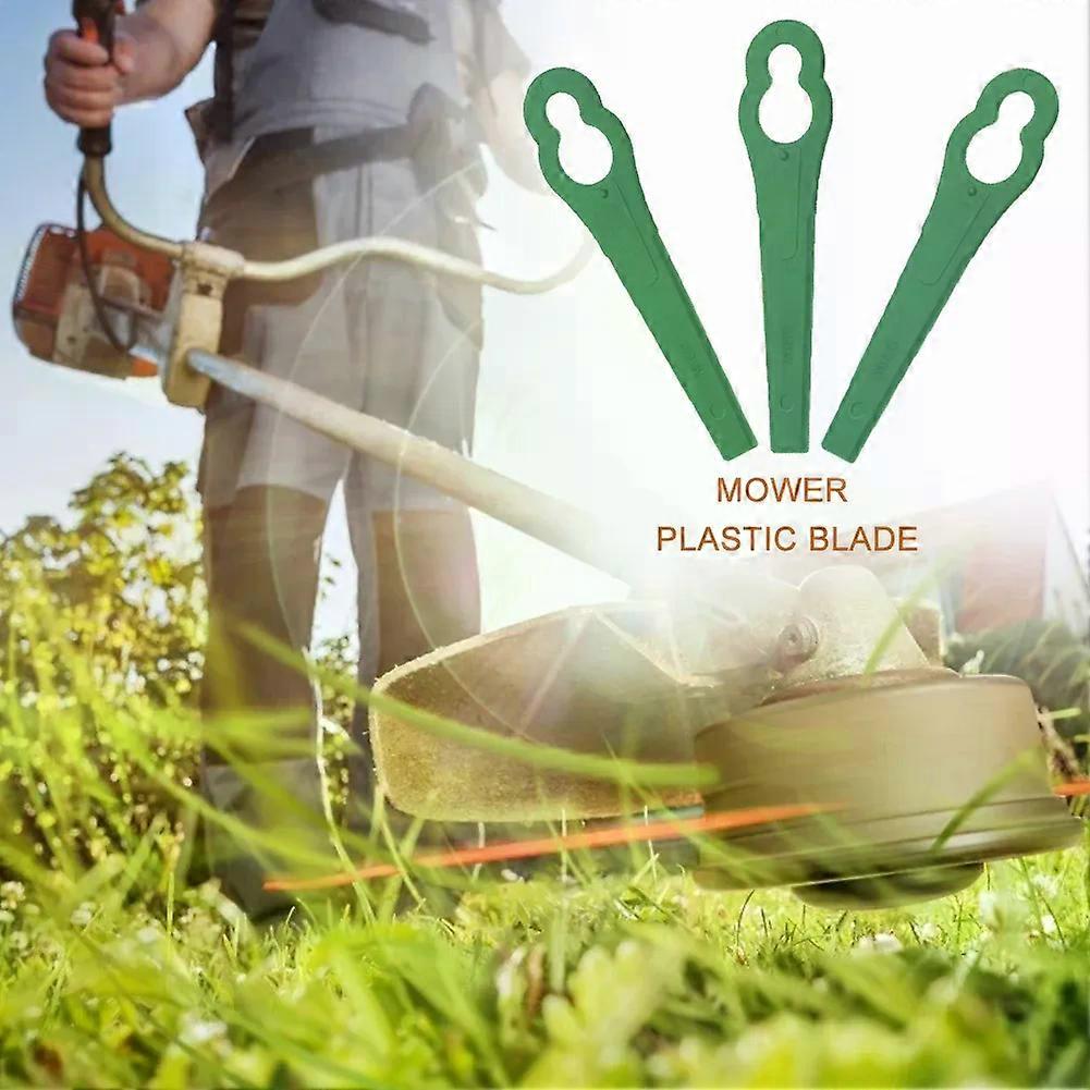 100Pcs Gourd Shape Artificial Grass Cutter Multifunctional Practical Convenient Lawn Mower Blades Trimmer Garden Tool