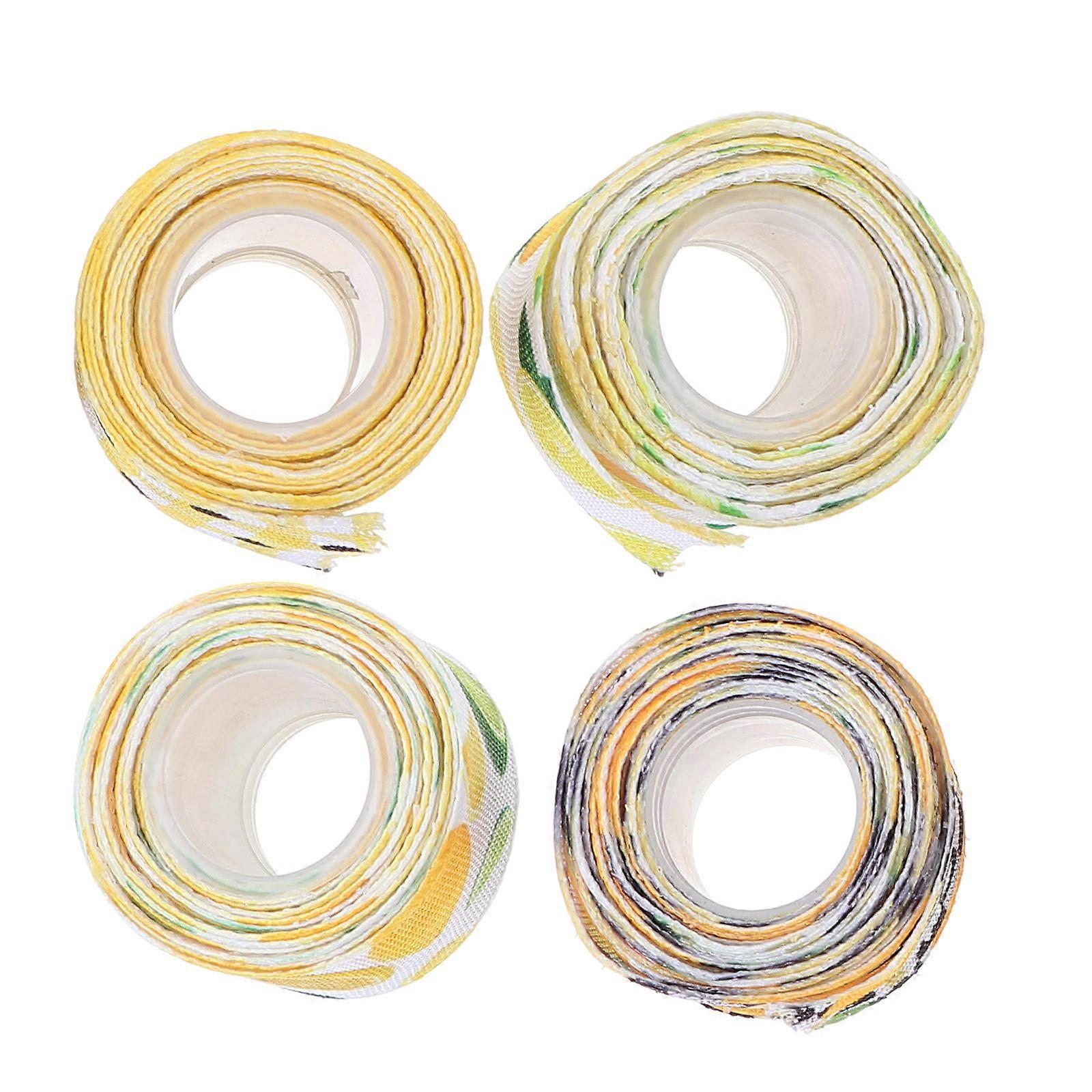 4 Rolls Wide DIY Craft Ribbon Decorative Ribbon for Clothing, Wrapping & Home DIY Projects Lightweight & Versatile for All Occasions
