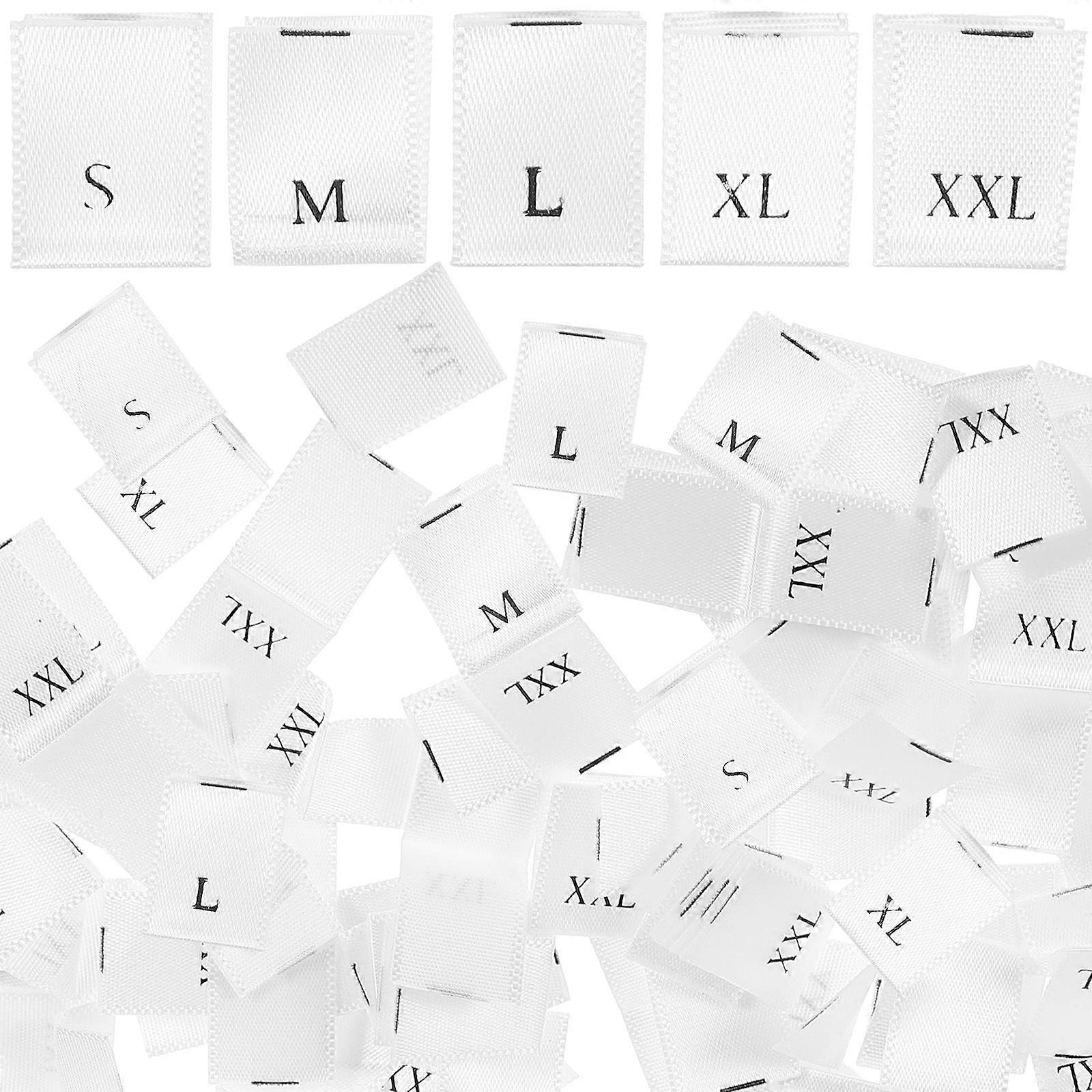 Hemoton 500Pcs Garment Size Labels for Sewing Mini Size Tags for Clothes