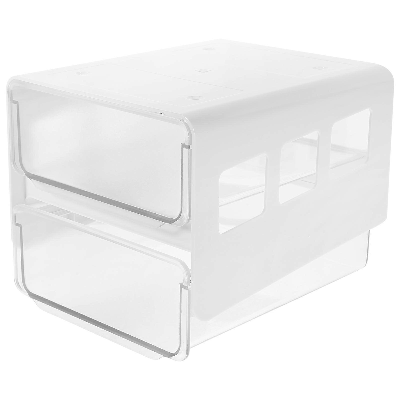 Under Desk Storage Drawer Organizer Adhesive Box Sturdy Space Saving Solution for Office Home Use Multiple Items Storage
