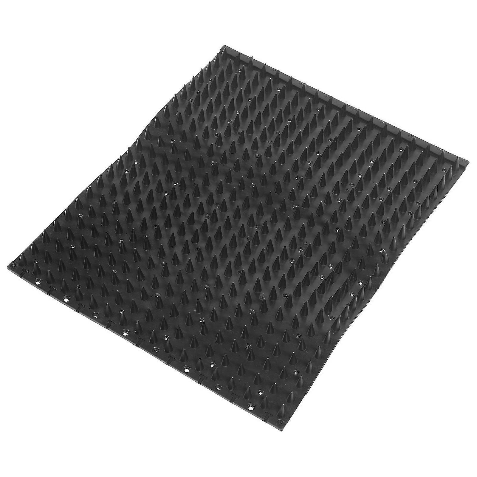 Cow Scratch Mat for Home Black Rubber Ergonomic Design for Effective Itch Relief and Comfort 24.5 x 36.5 inches