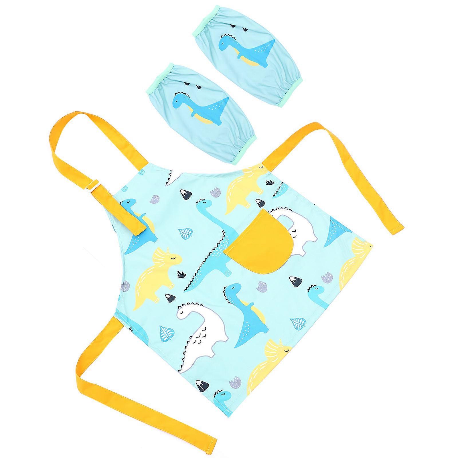 Waterproof Painting Aprons For Kids With Pocket Design 1 Set And Practical Assorted Color For Art Activities