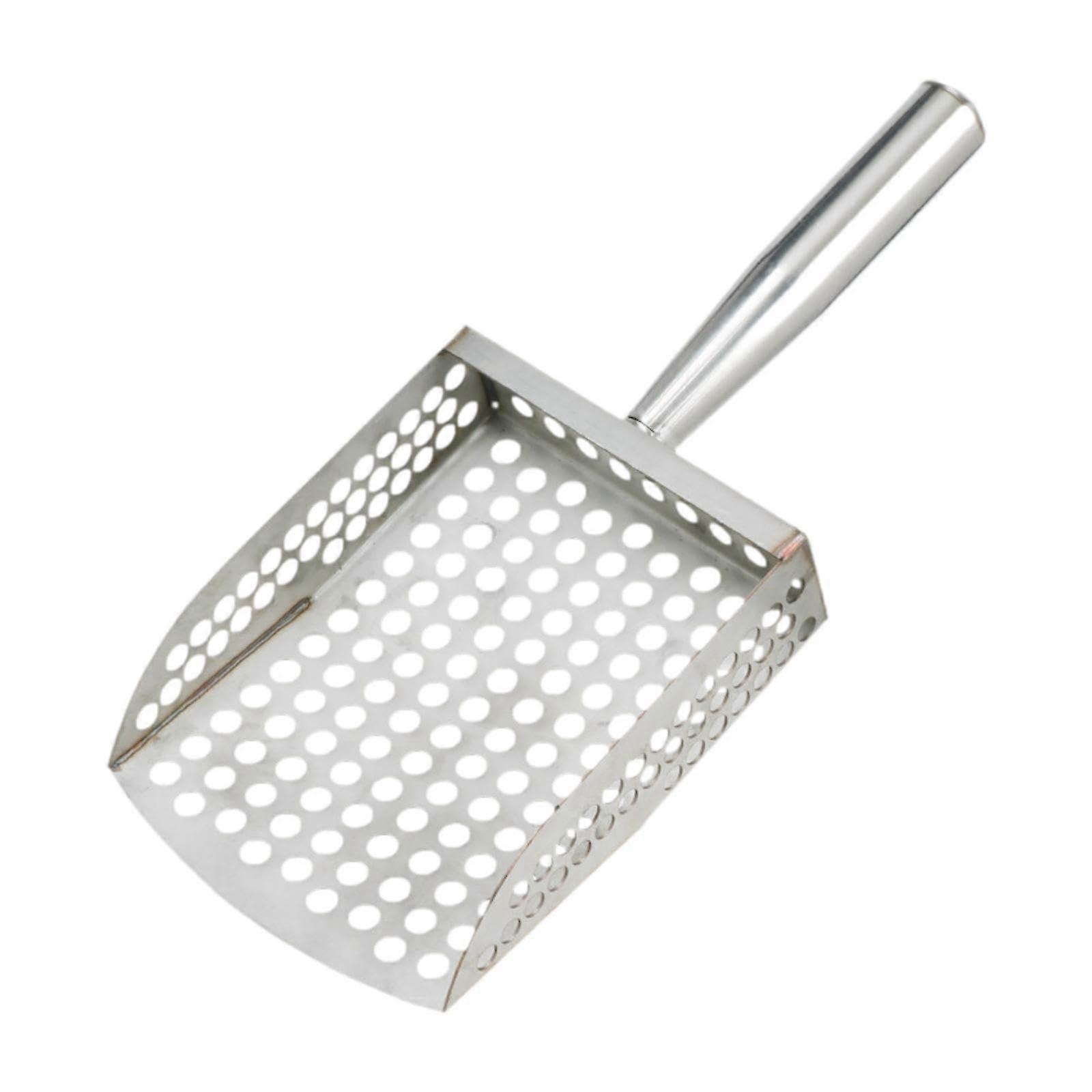 Sand Shovel With Metal Hand Sieve, Ergonomic Grip For Underwater Beach Shell Detection