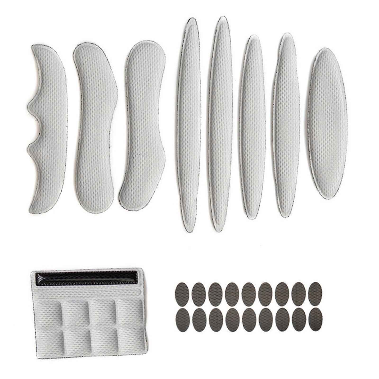 Helmets Inner Padding Foam Inserts, Quick-Drying Memory Foam Head Guards, Light Grey Sealed Lining, Protective Size Compatibility