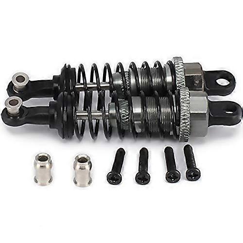Adjustable 65mm RC Shock Absorbers - 2 Pieces, 1/18 Scale, Titanium Finish, Compatible With A959 A969 A979 K929