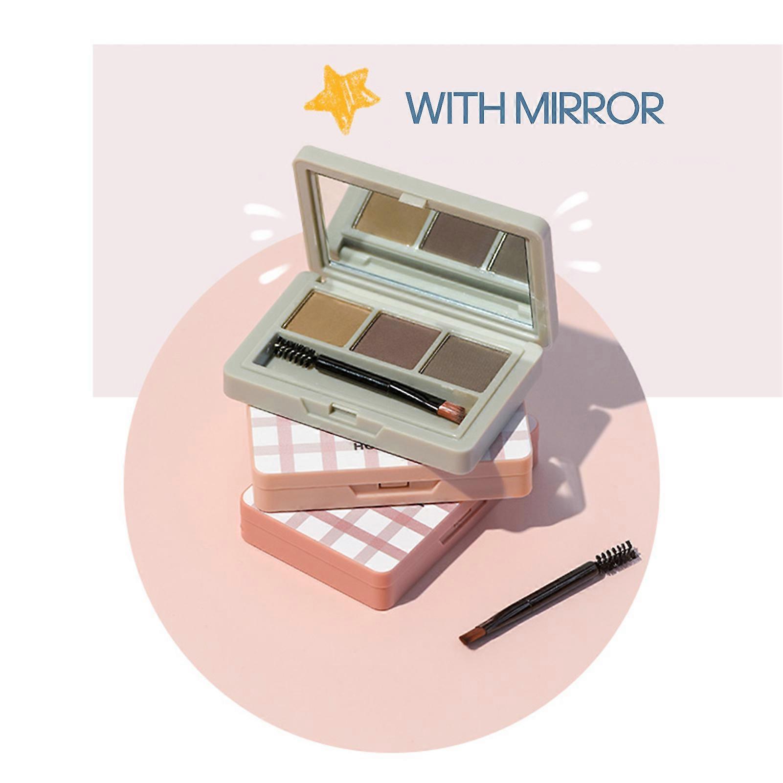 HOLD LIVE 6g Three-color Eyebrow Powder Shaping Down Fogbrow Powder Natural Three-dimensional Waterproof Long-lasting Shaping Eyebrow
