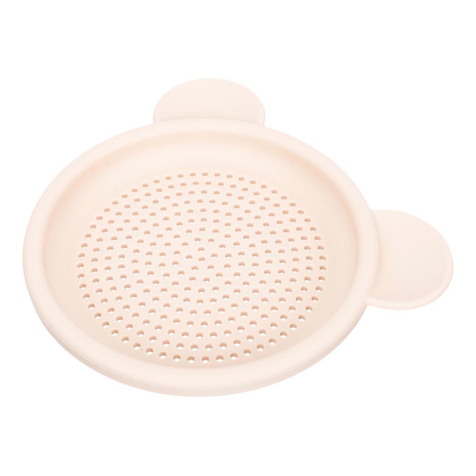 Pink Silicone Sand Sifter Toy for Kids Beach Play Portable and Lightweight Fun Summer Activity