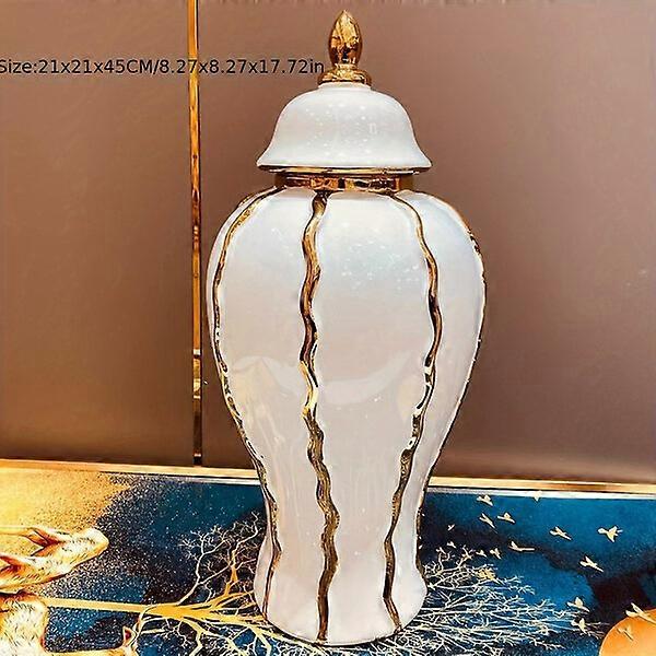Ceramic vase, versatile, adding a bright color to the home decoration