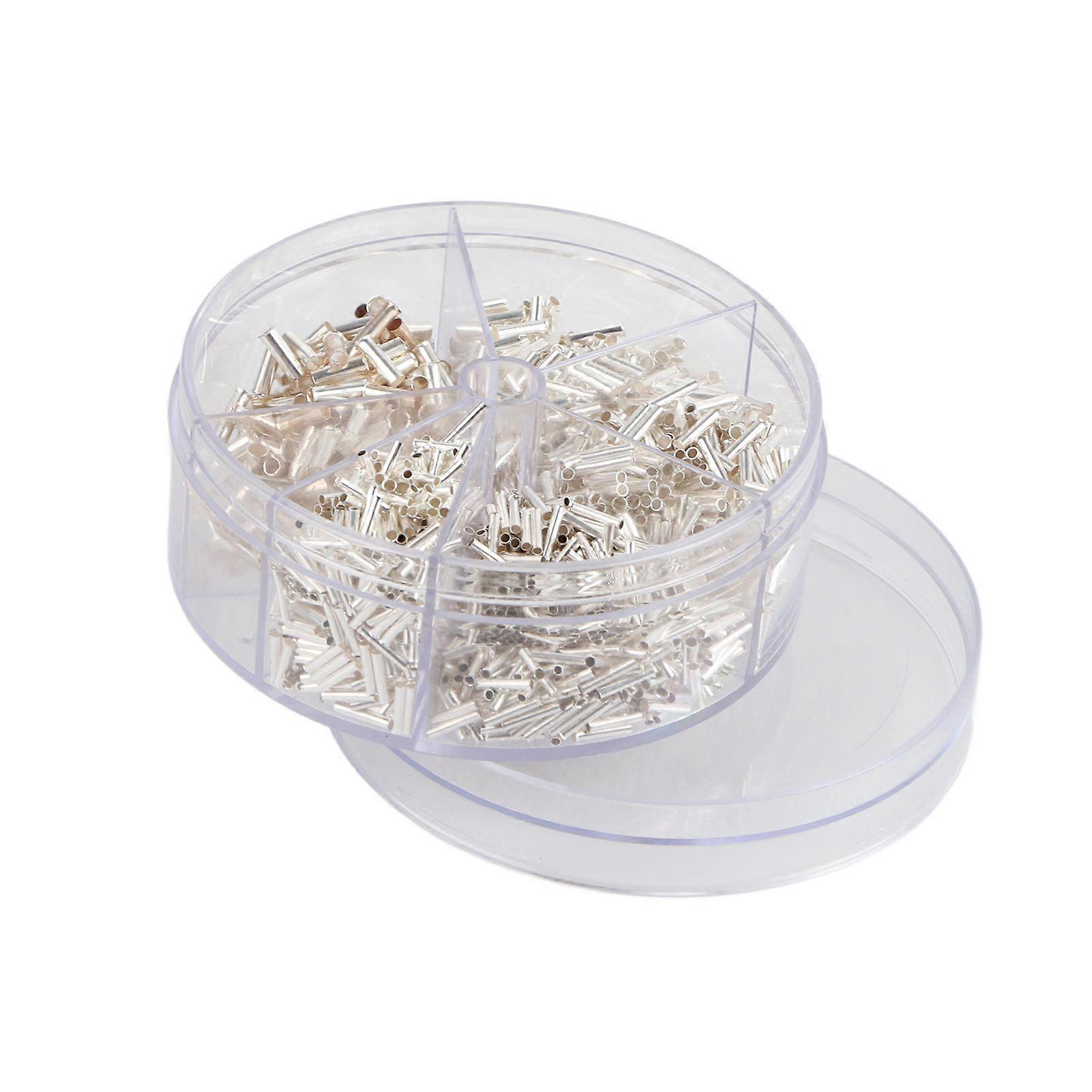 1900pcs Bare Non Insulated Butt Connector Terminals Splice Wire Terminal Kit