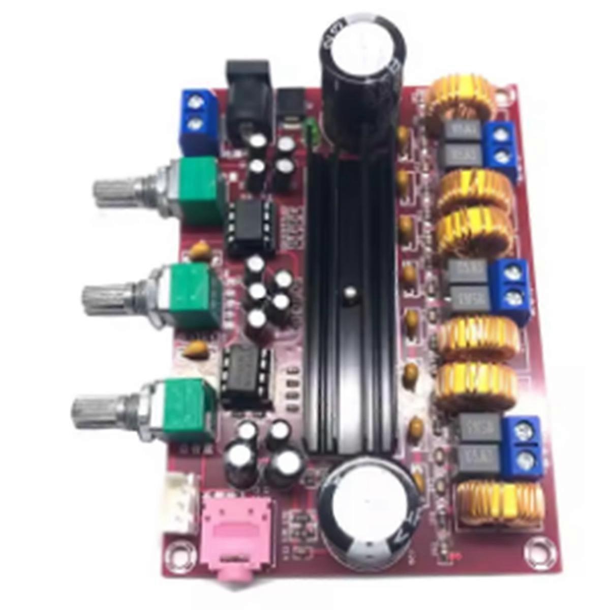 XH-M139 Old 2.1 Channel Digital Power Amplifier Board 12V-24V Wide Voltage TPA3116D2 2 X 50W + 100W