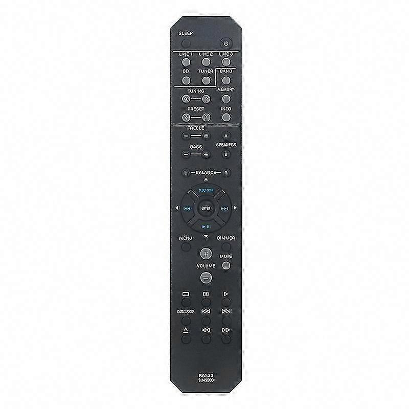 RAX33 Replacement Remote Control for  R-S202 R-S202BL R-S202D RS202 RS202BL RS202D Stereo Receiver