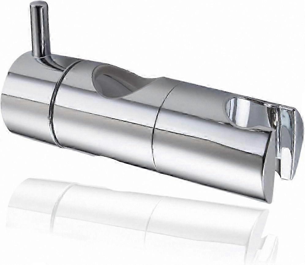 Chrome-Plated Adjustable Shower Bracket with Wall Mount and Slide Clamp for Replacement Use
