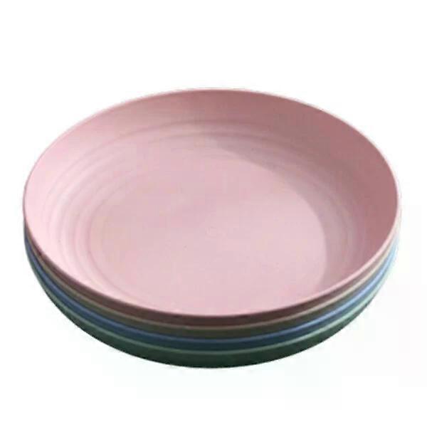 22.5cm Dinner Plate Set, 9 Pieces, Brightly Colored and Practical