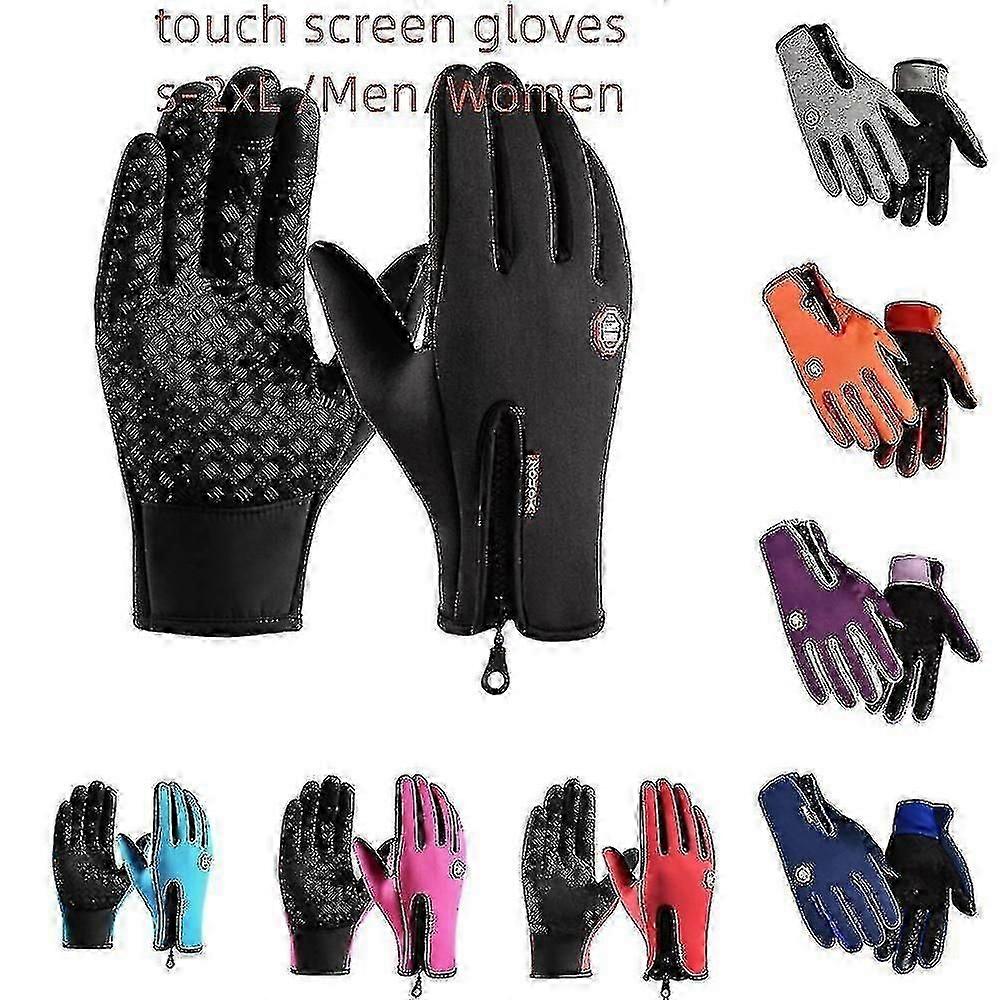 Thermal Windproof Waterproof Winter Gloves Touch Screen Warm Mittens Men Women