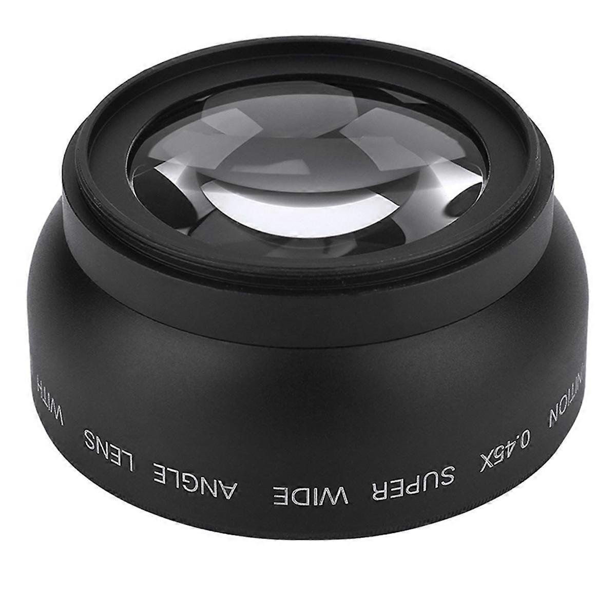 52mm 0.45X Wide Angle Universal Conversion Macro Lens for DSLRS and Digital Cameras