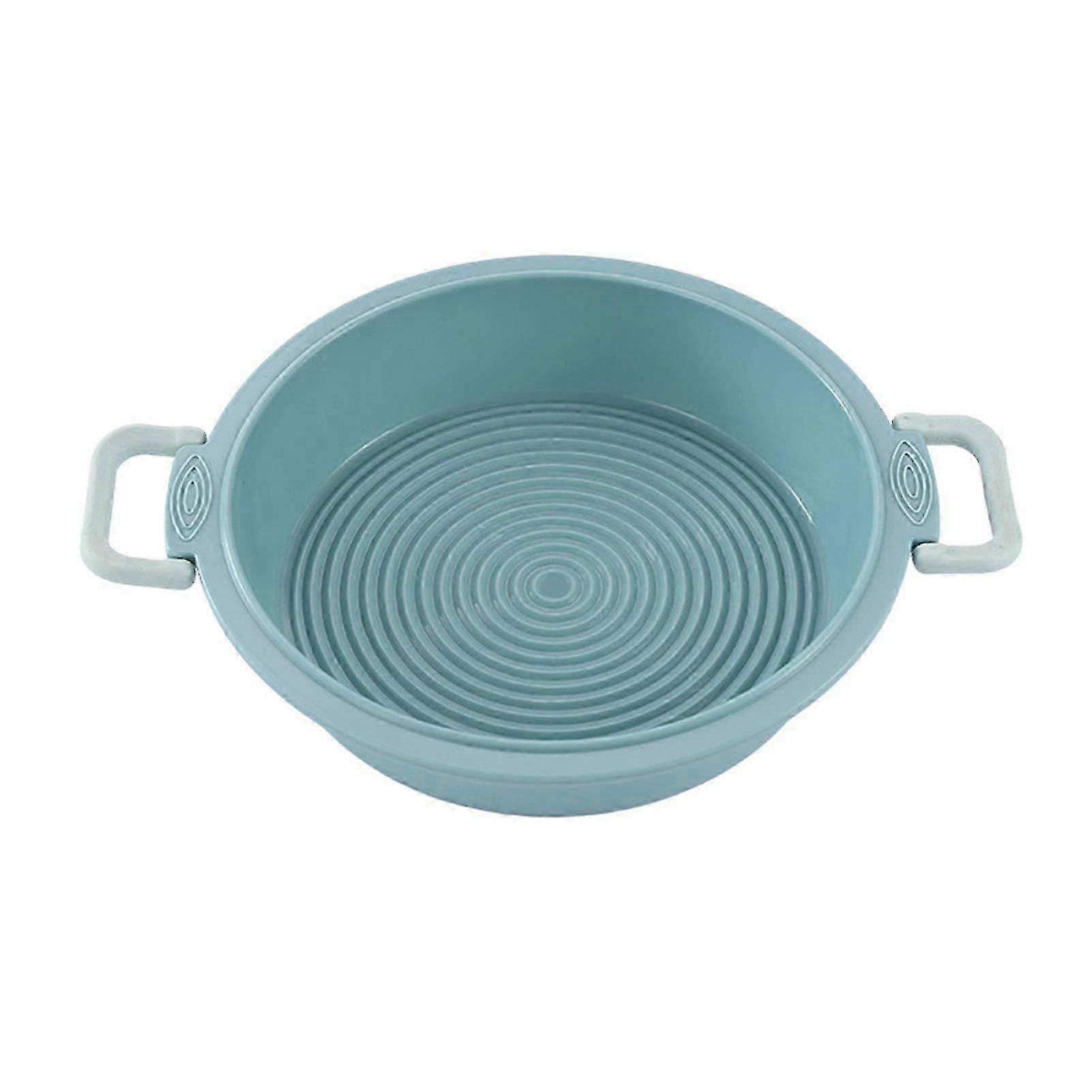 Silicone Round Cake Mold with Handle Quick Release Baking Pans for Layer Cake