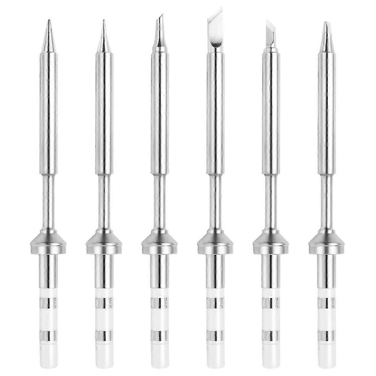 6Pcs for Pinecil TS100 Soldering Iron Tips Replacement,Mini Portable