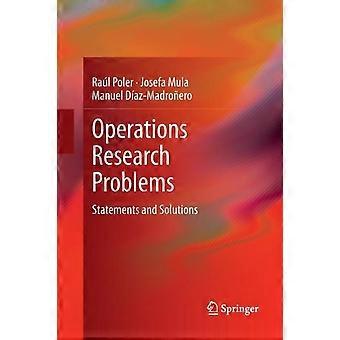 Operations Research Problems Statements And Solutions - Ral Poler - Paperback - en Book