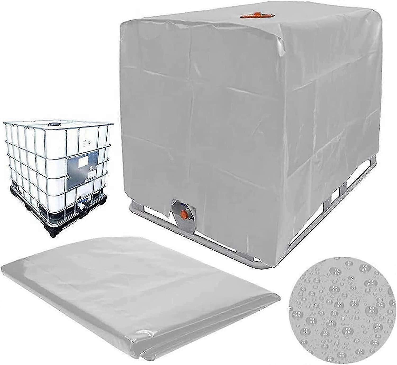 Ibc Cover Water Tank Cover Ibc Tank 1000L Waterproof Dustproof For Garden Container 1000L Water Tank,Silver