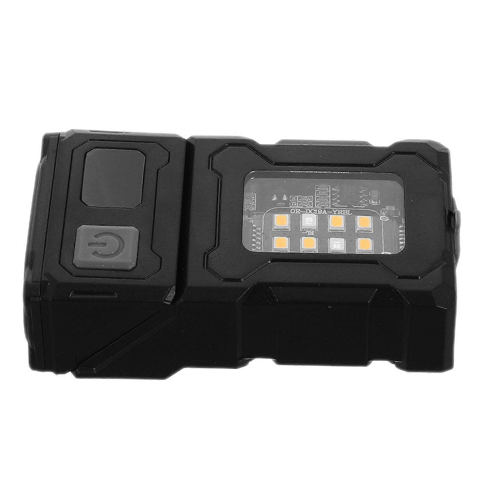 LED Flashlight Rechargeable for Outdoor Use with Small Cob Work Light