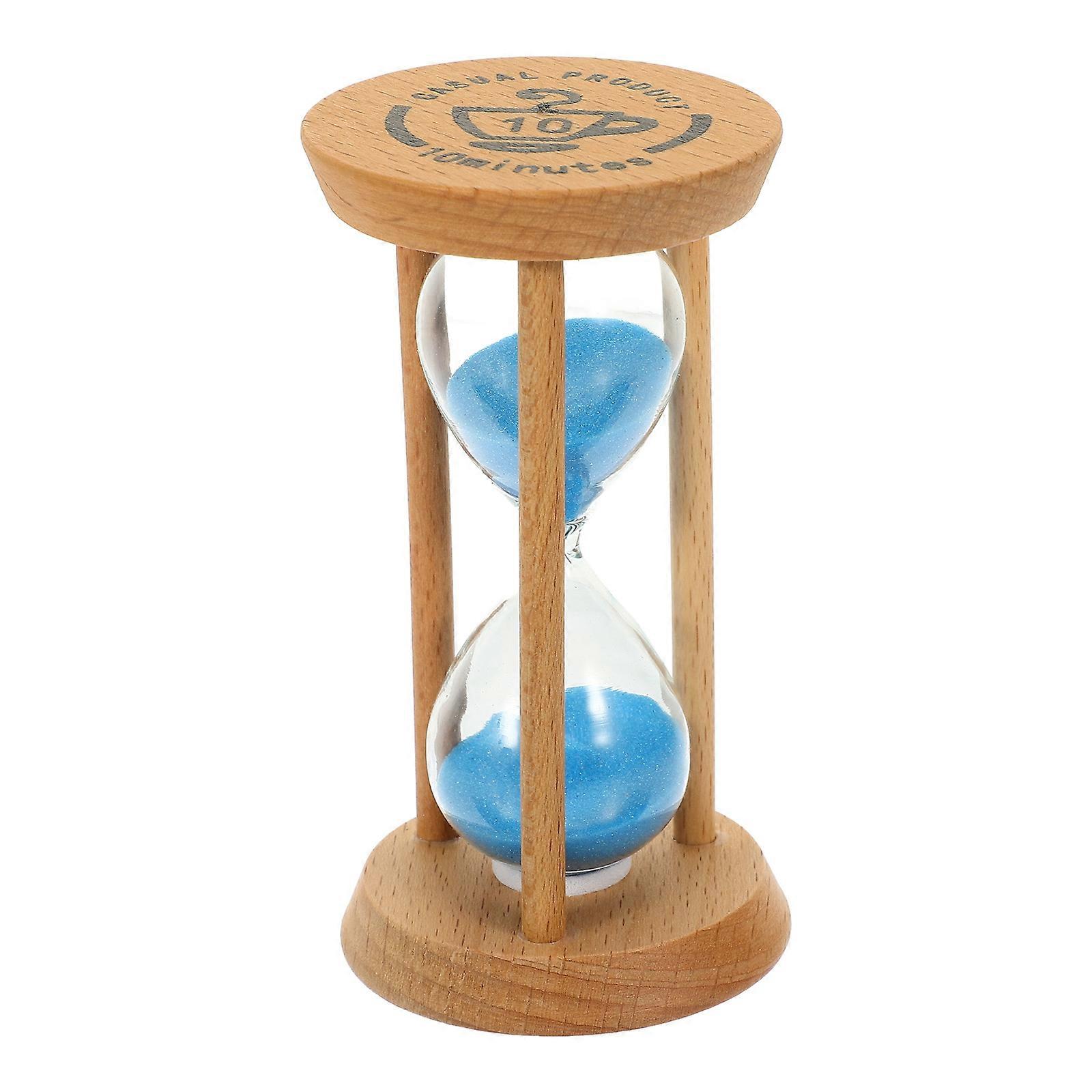 Sand Timer Wooden Hourglass Decor for 2Pcs 10 Minute Timer Gift
