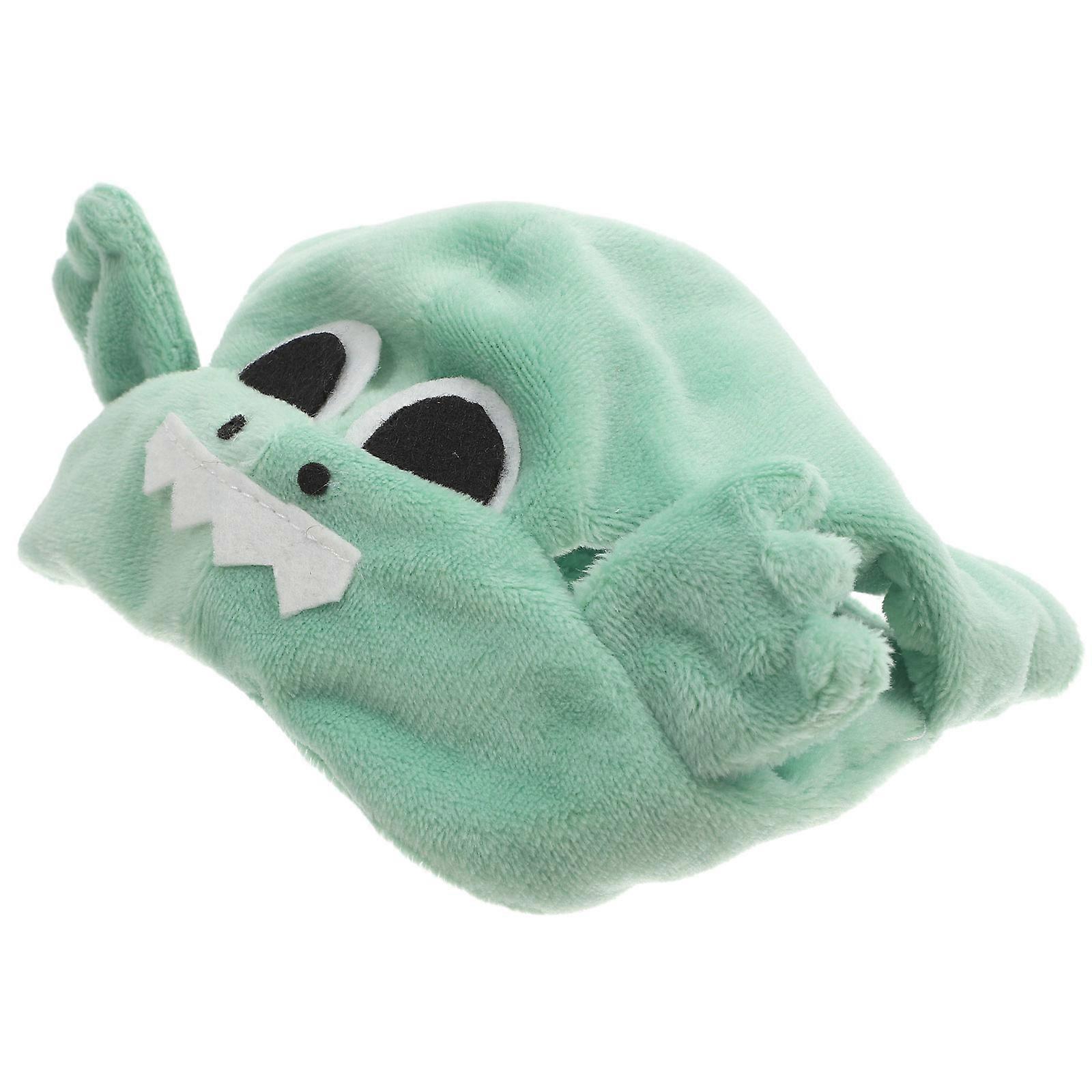 Adorable Pet Hat Soft Comfortable Decorative Item Multi Functional Use Light Green Crystal Velvet For Cats Dogs Small Pets Dress Up Occasions 1Pcs