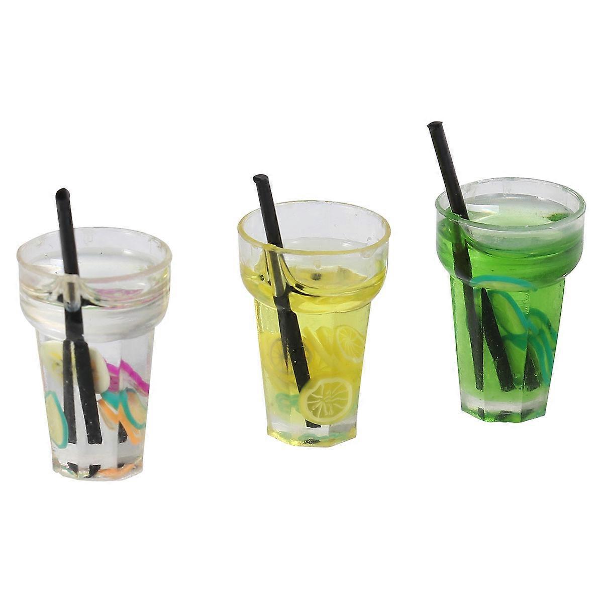 Mini Ornament Fruit House Accessories for Decoration 6Pcs Set