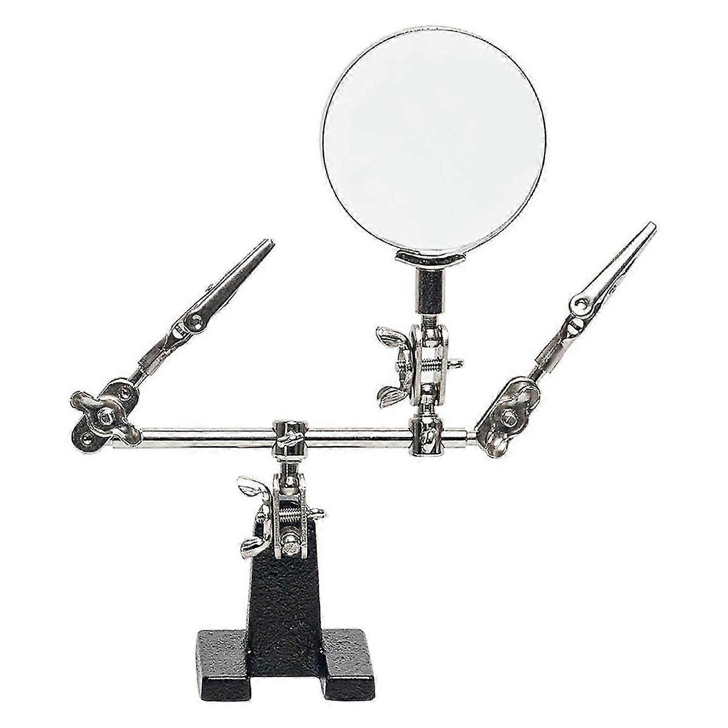 Helping Hands Magnifier with Dual Adjustable Alligator Clips