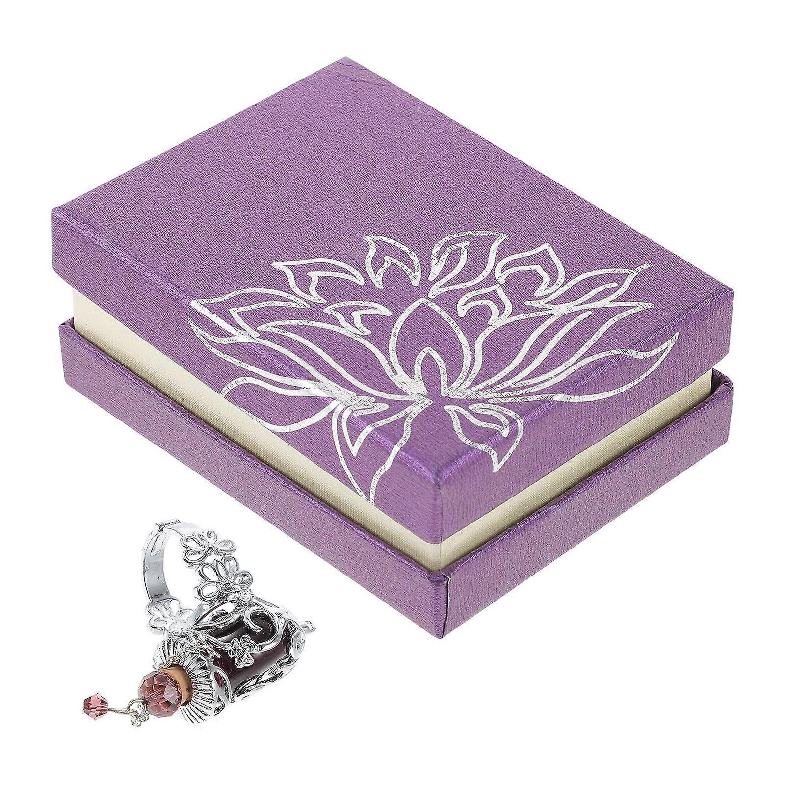 Essential Oil Bottle Ring Purple Finger Ring for Aromatherapy 1Pcs