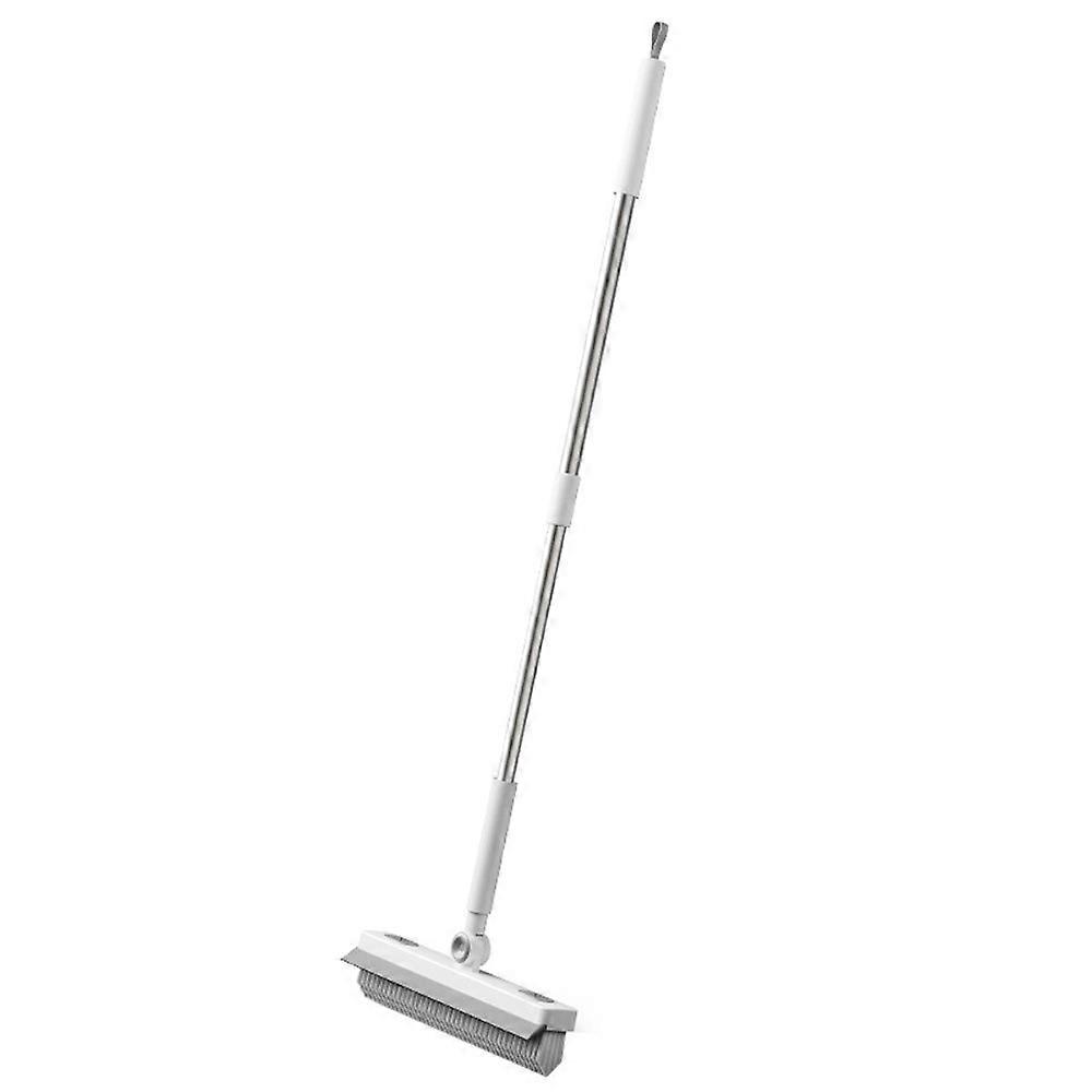 Household Long Handle Floor Scrub Brush V-Shaped Triangular Head Brush for Bathroom